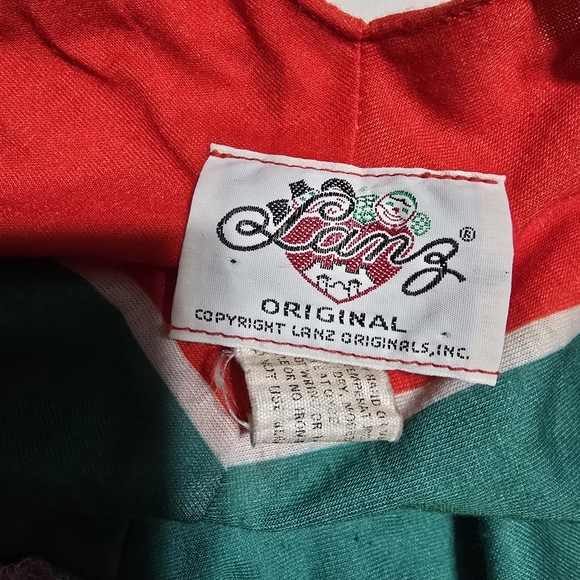 Vintage Red and Green Sleeveless Spaghetti Strap Sundress - Picture 8 of 8